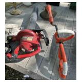 Weedeater and Blower Weedeater and Blower