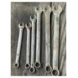 Set of Snap On SAE Wrenches Set of Snap On SAE Wrenches