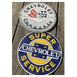 Chevrolet & Corvette Porcelain Signs Chevrolet & Corvette Porcelain Signs