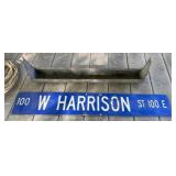 Harrison Street Aluminum Sign Harrison Street Aluminum Sign