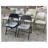10 - Steel Folding Chairs 10 - Steel Folding Chairs