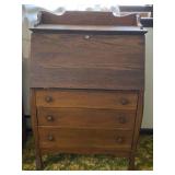 Oak Drop Front Secretary Desk Oak Drop Front Secretary Desk