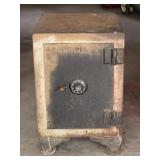 Early Combination Lock Safe on Rollers Early Combination Lock Safe on Rollers
