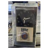 Miller Lite Advertising Clock Miller Lite Advertising Clock