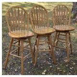 3 - Swivel Barstools 3 - Swivel Barstools