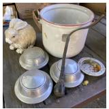 Graniteware, Blackjack, Resin Rabbit Graniteware, Blackjack, Resin Rabbit