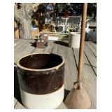 Clothes Washer and Stoneware Crock Clothes Washer and Stoneware Crock