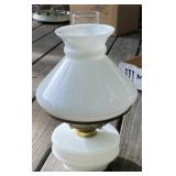 Milk Glass Oil Lamp Milk Glass Oil Lamp
