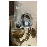 Oil Lamp with Reflector & Wall Bracket Oil Lamp with Reflector & Wall Bracket