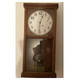 Oak 32" AH Miller Wall Clock Oak 32" AH Miller Wall Clock
