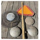 Hubcaps, Safety Sign and More Hubcaps, Safety Sign and More