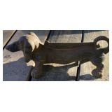 14" Weiner Dog Boot Scraper 14" Weiner Dog Boot Scraper
