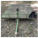 Single Axle Steel Deck Trailer Single Axle Steel Deck Trailer
