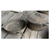 Cast Iron Dutch Oven and Skillet Cast Iron Dutch Oven and Skillet