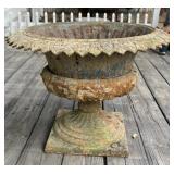 Cast Iron Planter with Base Cast Iron Planter with Base