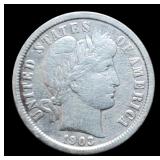 1903 Barber Dime XF40