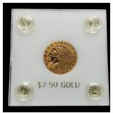 1911 $2 1/2 Gold Indian Quarter Eagle Nice