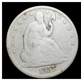 1857 Liberty Seated Half Dollar