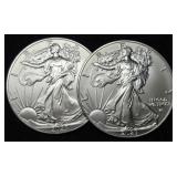 (2) 2023 Silver Eagles