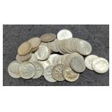 (40) Silver Roosevelt Dimes