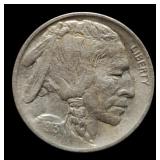 1913 Var. 1 Buffalo Nickel AU