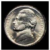 1943-D J. Nickel Gem BU w/ Steps