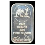 1 Troy Oz. Silver Silvertowne Bar