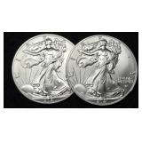 (2) 2021 T2 Silver Eagles