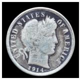 1914-D Barber Dime XF40