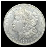 1921-D Morgan Dollar AU