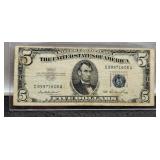 1953 $5 Silver Certificate Note