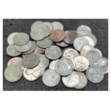 (46) 1943-S Steel War Cents