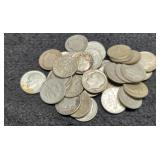 (40) Silver Roosevelt Dimes