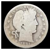 1894-S Barber Half Dollar