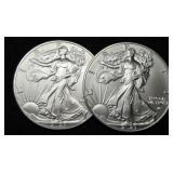 (2) 2023 Silver Eagles