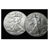 (2) 2023 Silver Eagles