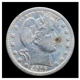 1916-D Barber Quarter XF40