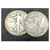 (2) W. Liberty Half Dollars 1920-D, 1923-S