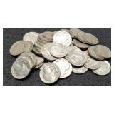 (40) 1936-P,D,S Buffalo Nickels G Or Better