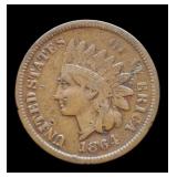 1864 Bronze Indian Head Cent