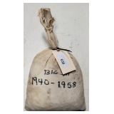 Bag Of 5,000 Wheat Cents 1940-1958
