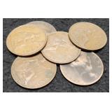 (6) G. Britain Large Cents