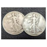 (2) W. Liberty Half Dollars 1935-D, 1936-D