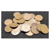 Lot w/ 32 G. Britain 2 New Pence