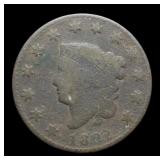 1822 Large Cent VG