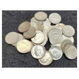 (40) Silver Roosevelt Dimes