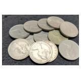 Lot w/ 12 G. Britain 10 New Pence