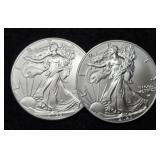 (2) Silver Eagles 2022, 2023