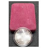 1 Troy Oz. Silver Bill Of Rights Round w/ Case