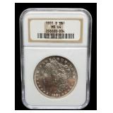 1881-S Morgan Dollar NGC MS64